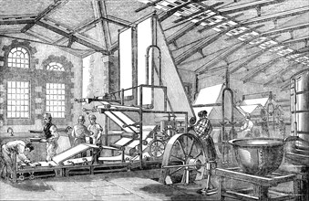 The bank note paper mill at Laterstoke Hants.