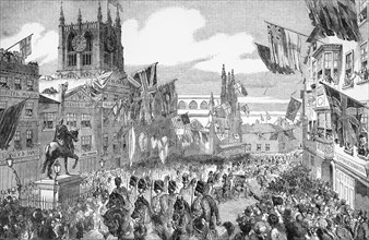 Her Majesty Queen Victoria Visiting Hull.