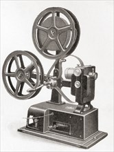 Krupp-Ernemann Kinox II, 35mm Film Projector with hand crank.