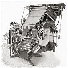 The Intertype interlocking typecasting machine.