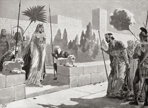 Cleopatra visits Herod at Jerusalem.