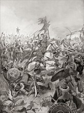 The victory of Heraclius at The Battle of Nineveh, the climactic battle of the Byzantine-Sassanid War of 602-628.
