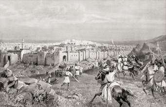 The capture of Jerusalem by the Persian general Shahrbaraz in 614 AD.