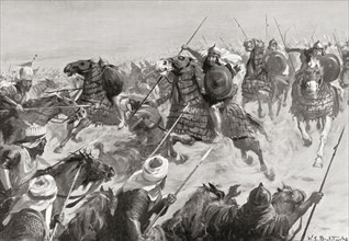 Tamerlane invades Persia in 1393.