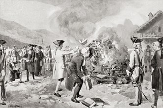 Rousseau's Contrat Social publicly burned at Geneva.