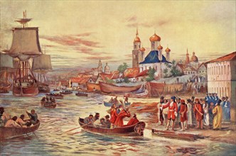 Peter the Great's naval preparations.