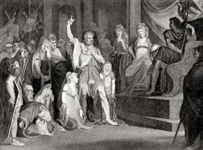 Caractacus at the Tribunal of Claudius at Rome, Italy.
