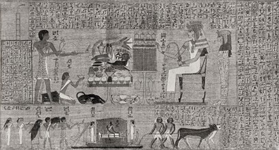 A portion of The Book of the Dead.