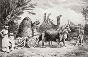 The harem carriage of the last king of Delhi.