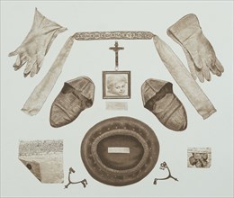 Group of objects relating to prince Charles.
