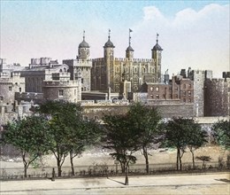 Tower of London from Great Tower Hill.