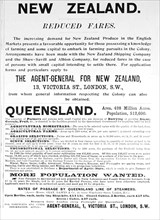 New Zealand emigration advertisement.
