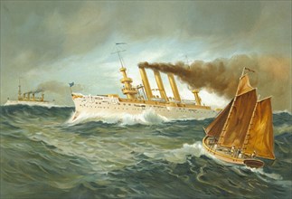 Artist's impression of USS Brooklyn.
