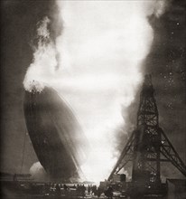 The Hindenburg disaster.