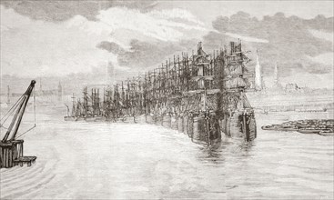 The commercial blockade in the River Elbe during the fifth cholera pandemic.