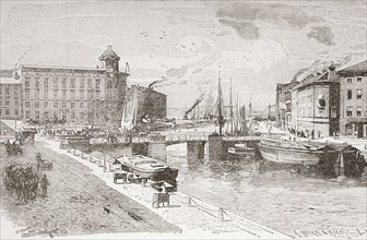The main City Canal in Gothenburg.