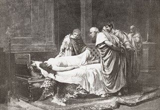Nero before the body of his mother.