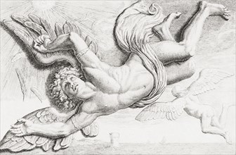 Icarus. In the Greek legend Daedalus.