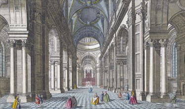 Interior of St. Paul's cathedral.
