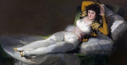The Clothed Maja by Francisco Jose de Goya y Lucientes.