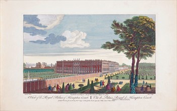 A view of the Royal Palace of Hampton Court.