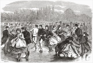 Skating on the Lake of Suresnes.