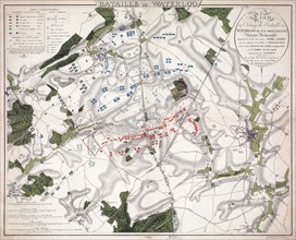 Plan of the Battle of Waterloo.