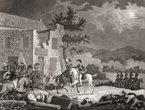 The meeting of Wellington and Blucher near La Belle Alliance.