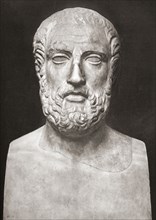 Bust of Aristophanes.