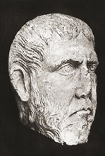 Bust of Plutarch, aka Lucius Mestrius Plutarchus.