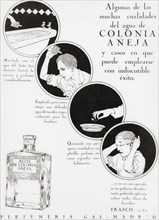 1920's Spanish advertisement for Colonia Aneja.