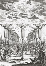 Christian martyrs in Japan.