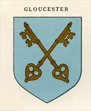 Coat of arms of the Diocese of Gloucester.