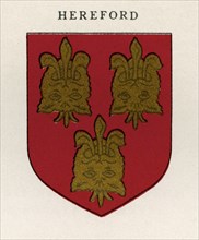 Coat of arms of the Diocese of Hereford.