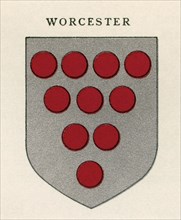 Coat of arms of the Diocese of Worcester.