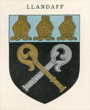 Coat of arms of the Diocese of Llandaff.