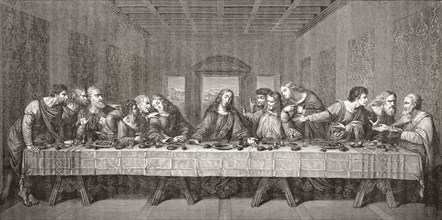 The Last Supper after Leonardo da Vinci.