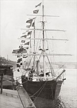 Sir Ernest Henry Shackletons British Antarctic Expedition ship Nimrod.
