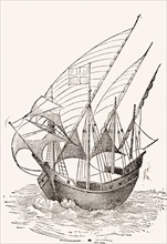 A 15th century Caravel.