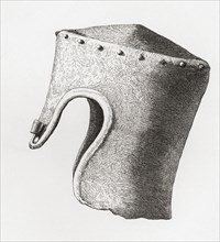 Thirteenth century Cylindrical Flat-topped Helmet with Nasal.