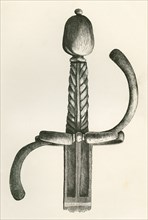 17th century Dutch musketeer's sword.