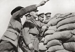 Lord Kitchener's personal visit to Gallipoli in 1915.