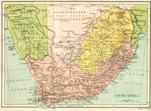 Map Of South Africa Since 1815.