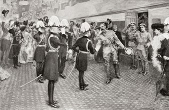 Lord Kitchener's homecoming in 1902 from South Africa.