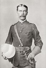 Lord Kitchener in 1882 as Major of the Egyptian Cavalry.