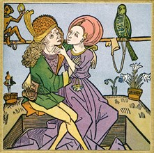 Lovers in the middle ages.