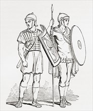 Roman infantry soldiers.