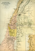 Map of Palestine circa 1st century A.D.