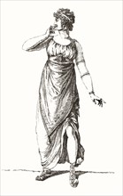 Madame Tallien in Grecian costume.