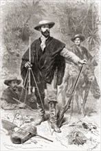 Edouard Francois Andre during his botanising expedition in the foothills of the Andes.